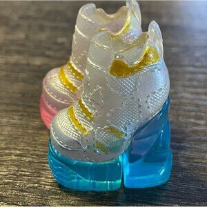 LOL Surprise OMG Sweets Doll Shoes - Mismatched Pink & Blue Platform Bootie Heel